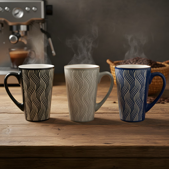 Porcelain Mug Set - 4 Pcs